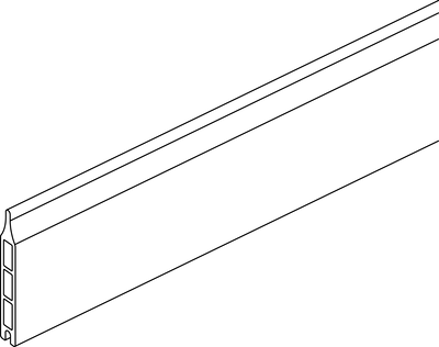 Einzellamelle (ohne Zubehör)