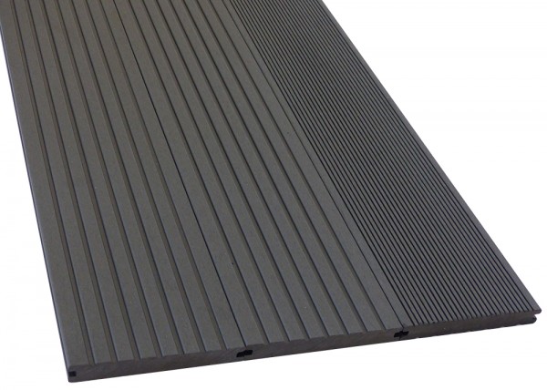 BPC/WPC Terrassendiele Komplettbausatz Pro Solid Ebony, 2900 mm