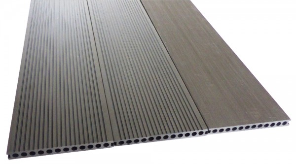 BPC/WPC Terrassendiele Komplettbausatz Master Premium Silver Cedar, 4000 mm
