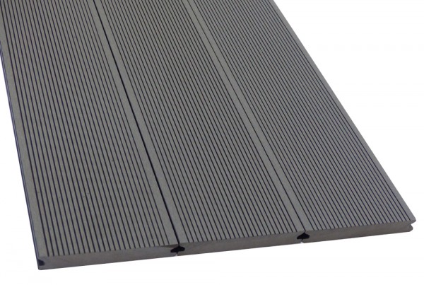 WPC Terrassendiele Komplettbausatz Massiv Silver Cedar, 2900 mm